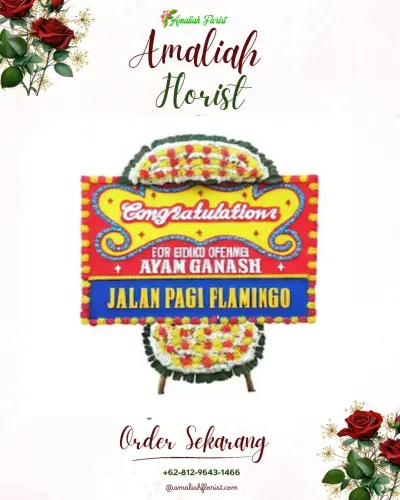 Bunga Papan Congratulation di Samirono